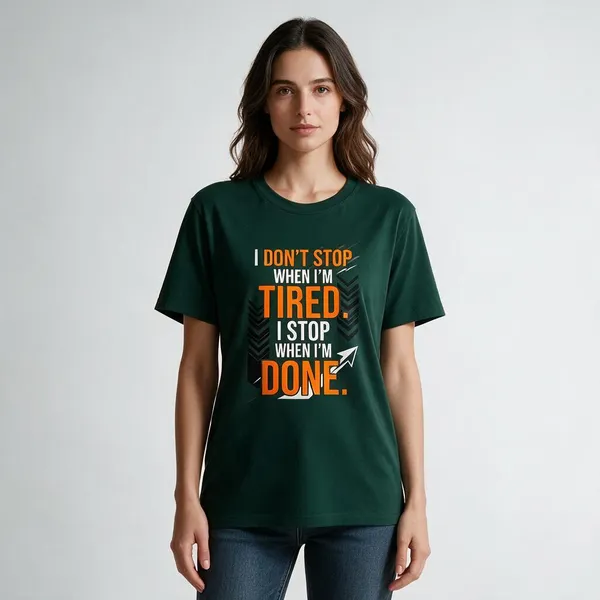 Green_Graphic_Round_Neck_T-Shirt_For_Unisex