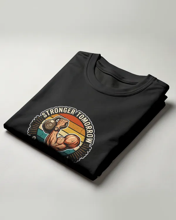 Black_Graphic_Print_Relaxed_Fit_Round_Neck_T-Shirt_For_Unisex