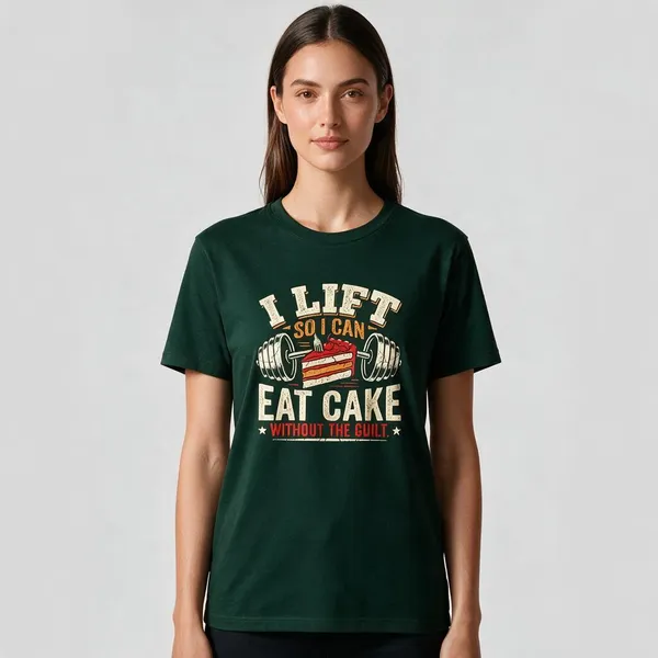 Green_Graphic_Crew_Neck_T-Shirt_For_Unisex