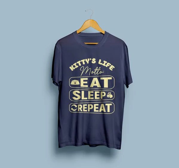 Navy_Casual_T-Shirt_for_unisex