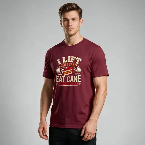 Maroon_Graphic_Regular_Fit_T-Shirt_For_Unisex