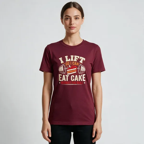 Maroon_Graphic_Regular_Fit_T-Shirt_For_Unisex