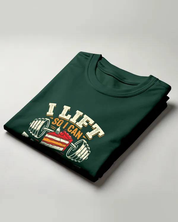 Green_Graphic_Crew_Neck_T-Shirt_For_Unisex