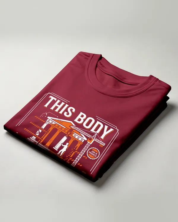 Maroon_Graphic_Print_Relaxed_Fit_Crew_Neck_T-Shirt_For_Unisex