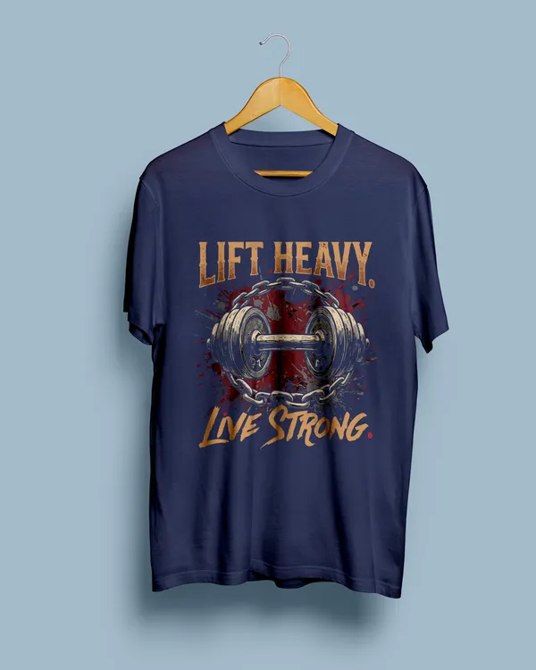 Navy_Cotton_Graphic_Round_Neck_T-Shirt_For_Unisex