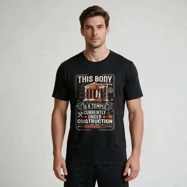 Black_Graphic_Print_Crew_Neck_Regular_Fit_T-Shirt_For_Unisex
