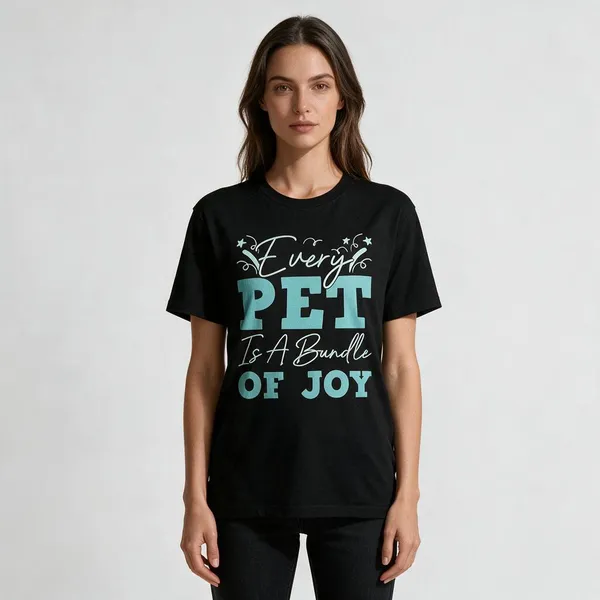 Black_Casual_Fit_T-Shirt_for_unisex