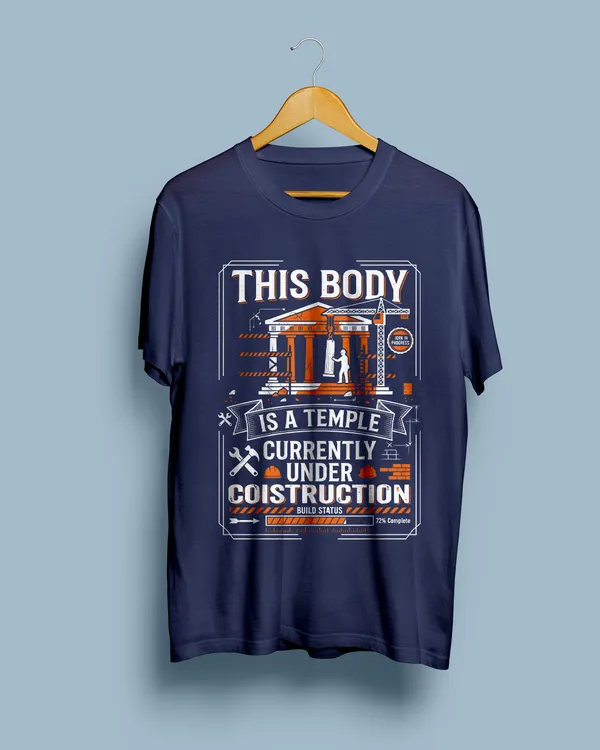 Navy_Graphic_Regular_Fit_Crew_Neck_T-Shirt_For_Unisex
