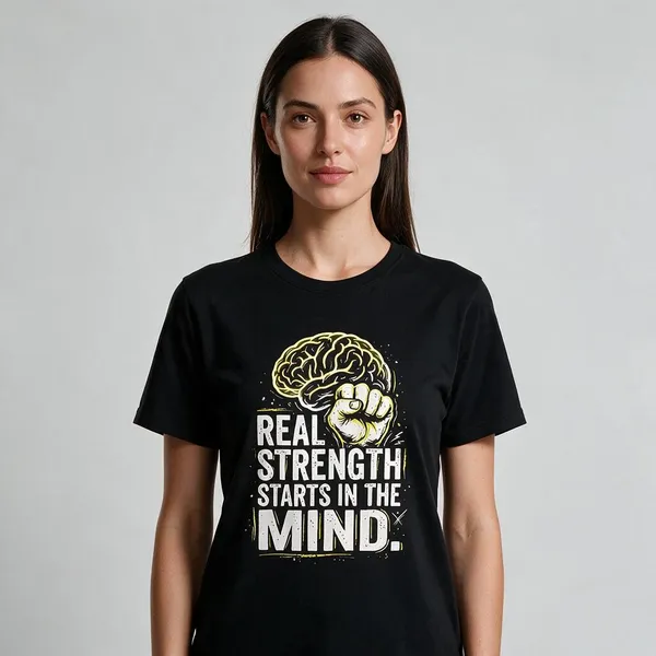 Black_Graphic_Crew_Neck_T-Shirt_For_Unisex