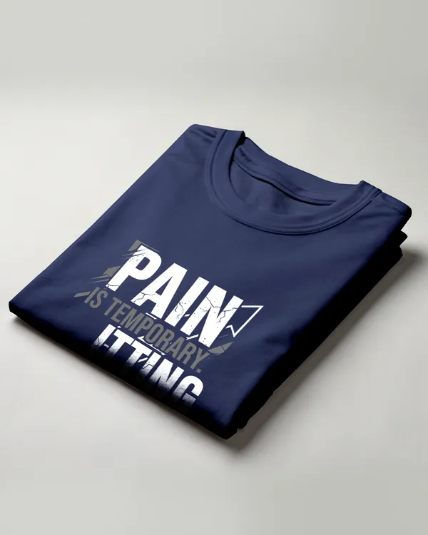 Navy_Graphic_Round_Neck_T-Shirt_For_Unisex