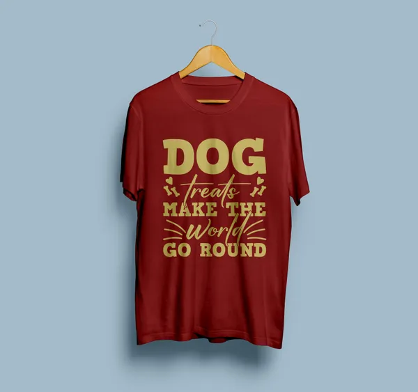 Red_Crew_Neck_Graphic_T-Shirt_for_unisex