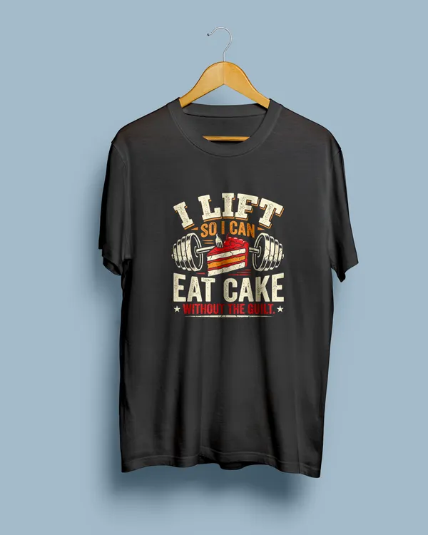 Black_Graphic_Crew_Neck_T-Shirt_For_Unisex