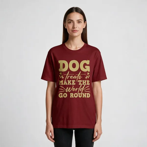 Red_Crew_Neck_Graphic_T-Shirt_for_unisex