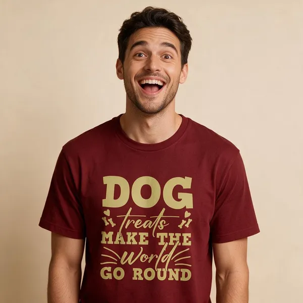 Red_Crew_Neck_Graphic_T-Shirt_for_unisex