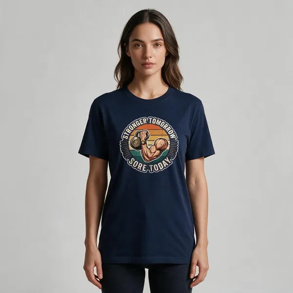 Navy_Graphic_Casual_Fit_T-Shirt_For_Unisex