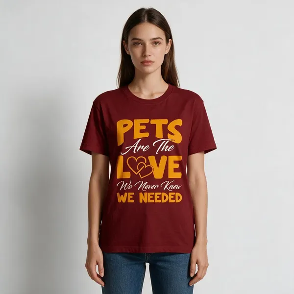 Maroon_Graphic_Print_T-Shirt_for_unisex