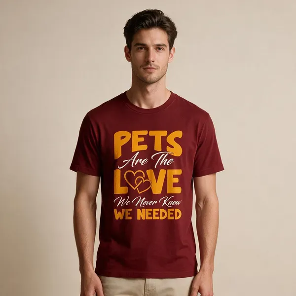 Maroon_Graphic_Print_T-Shirt_for_unisex