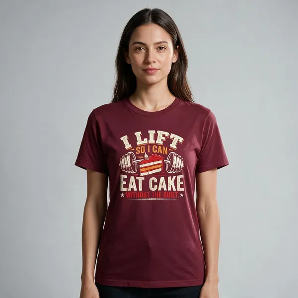 Maroon_Graphic_Crew_Neck_T-Shirt_For_Unisex