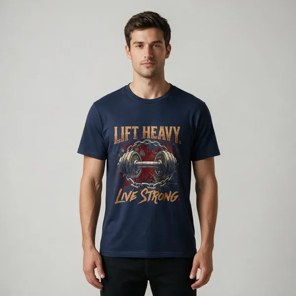 Navy_Graphic_Regular_Fit_T-Shirt_For_Unisex