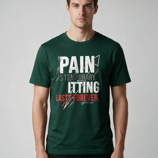 Green_Graphic_Casual_Fit_Round_Neck_T-Shirt_For_Unisex