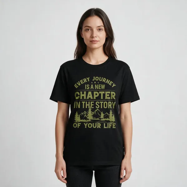 Black_Graphic_Round_Neck_T-Shirt_for_unisex