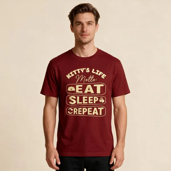 Maroon_Printed_Crew_Neck_T-Shirt_for_unisex
