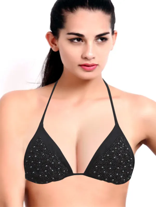 Front_All_Shinny_Black_Beads_Tri_Halter_Bikini_Bra_Sold_Out