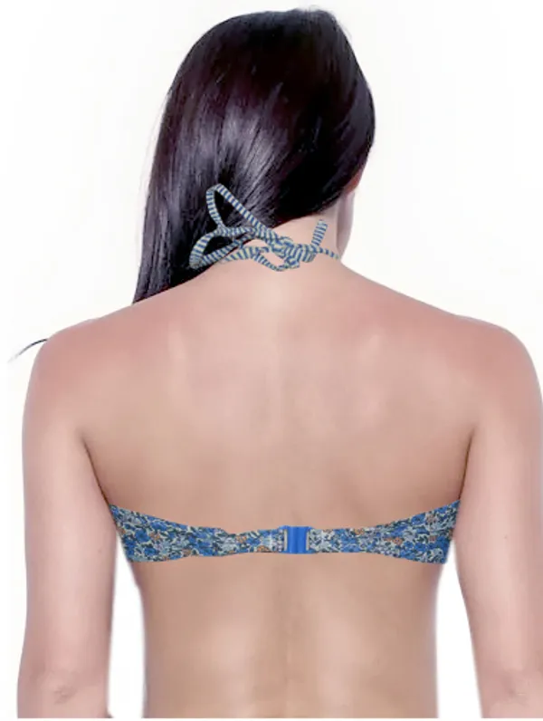 Women_Intimate_Blue_Floral_Halter_Bikini_Top