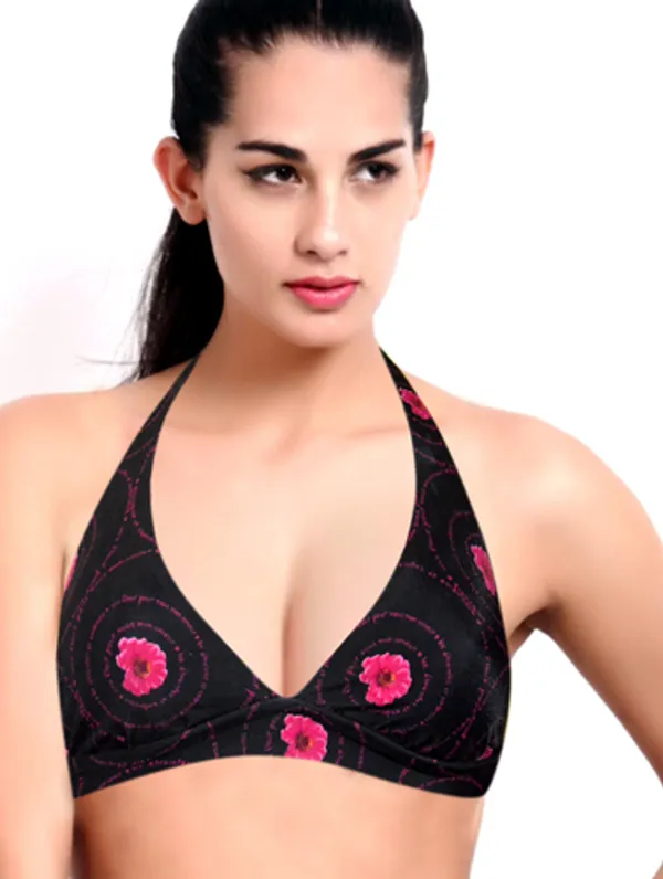 Beautiful_Cute_Floral_Print_Halter_Bikini_Top