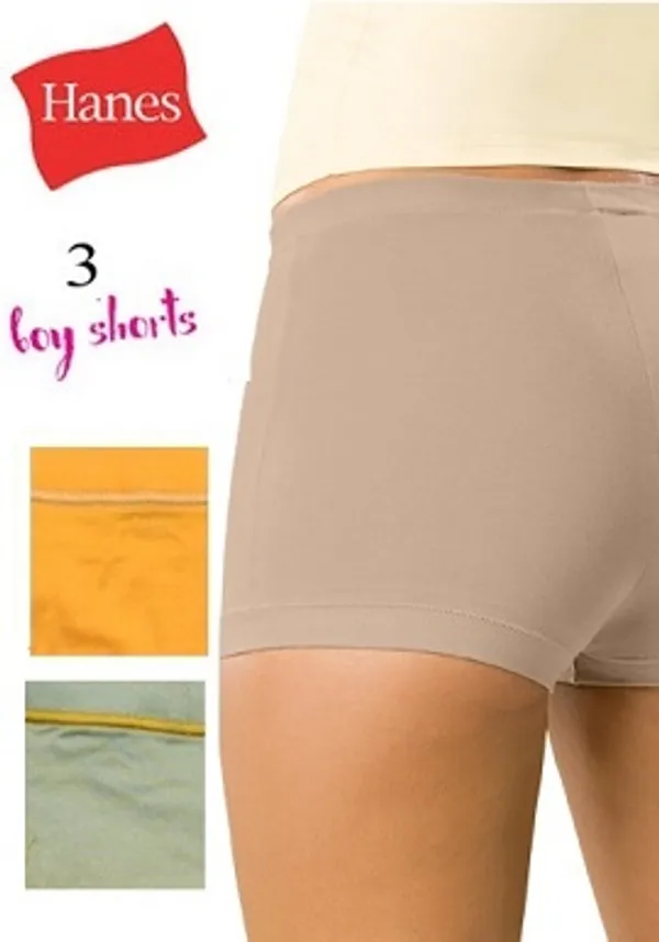 Hanes_Classic_Style_Three_Boyshort_Pack