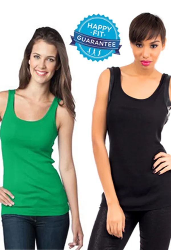 Combo_Pack_Of_2_Green_Black_Stretch_Cotton_Women_Undershirts