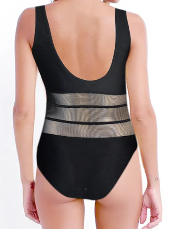 Lalique_Cool_Stunning_Black_Net_Print_Swimsuit