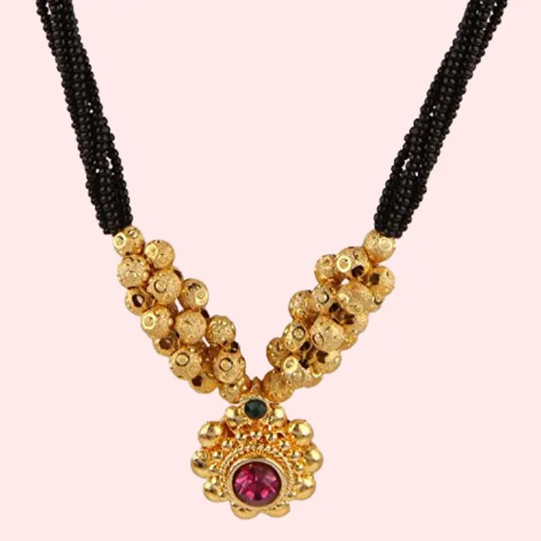 Traditional_Gold_Plated_Thushi_Mangalsutra_Pendant_Necklace