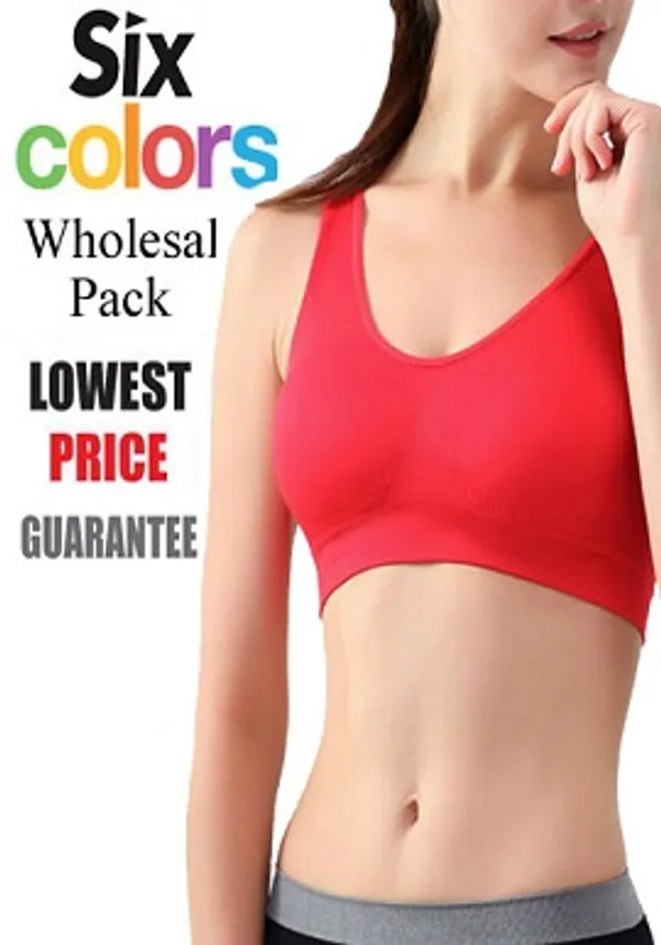 Wholesale_Sport_Bra_Lot_Six_Pieces_Assorted_Colours