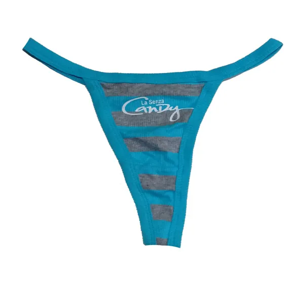 La_Senza_Cotton_Comfort_Blue_Grey_Thong
