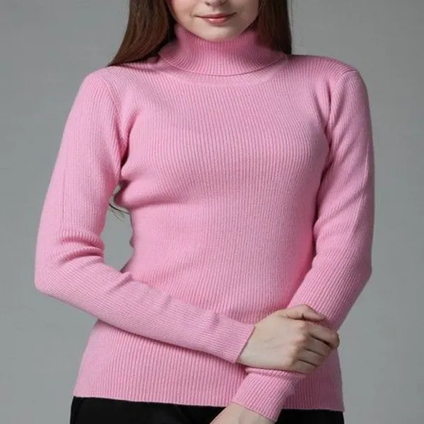 Women_S_Smooth_Cashmere_Pink_Turtle_Neck_Sweater