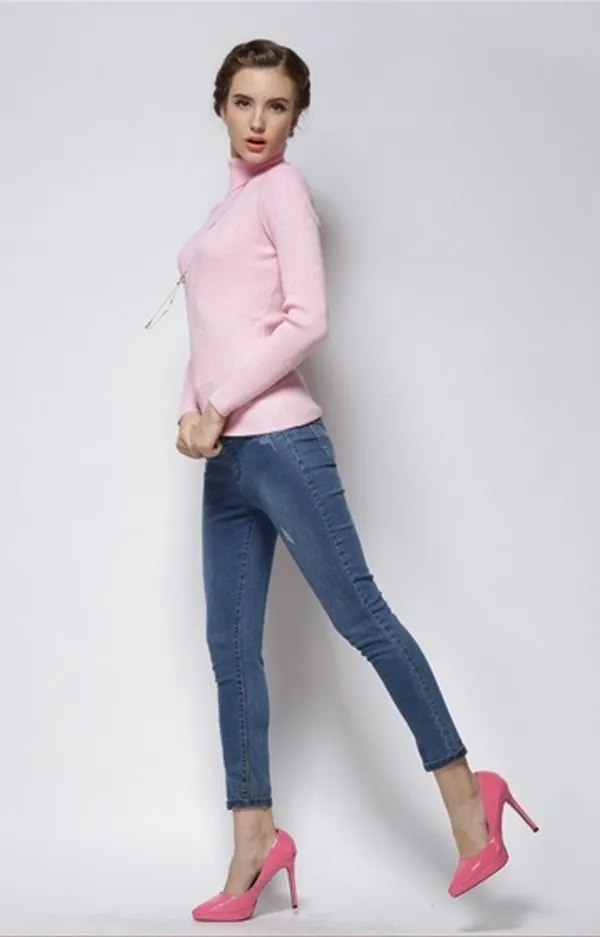 Women_S_Smooth_Cashmere_Pink_Turtle_Neck_Sweater