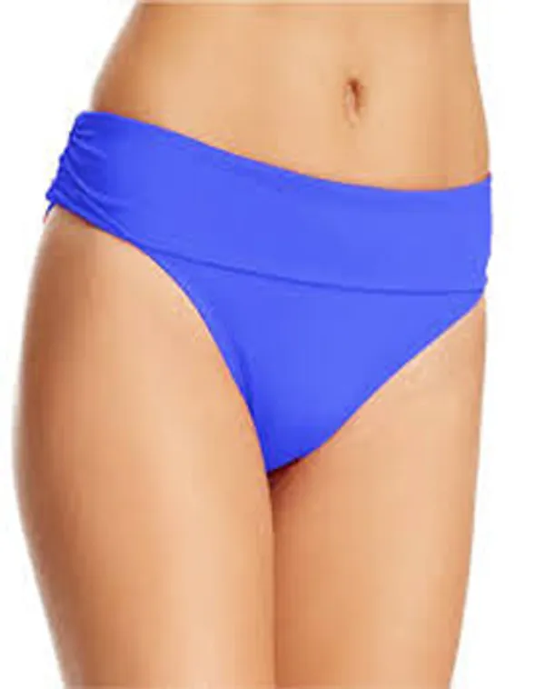 Etam_Comfy_Blue_Plain_Beach_Bikini_Bottom