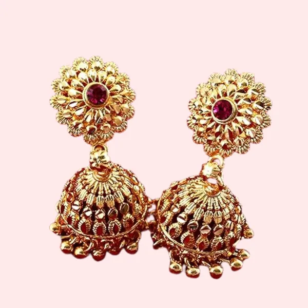 Traditional_Yet_Stylish_Ruby_Jhumkas_Earrings