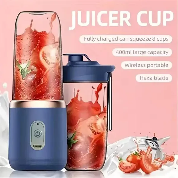 Blue_Portable_Wireless_Blender_Cup_400ml