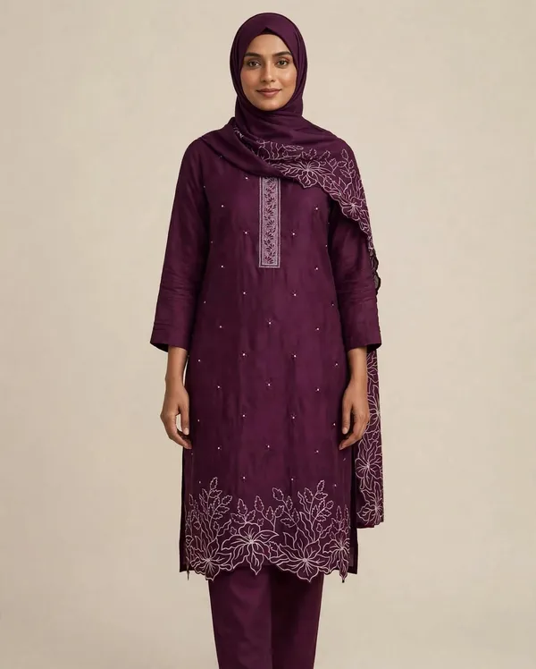 Al_Buraaq_Rukhsar_Plum_Embroidered_Straight_Kurta_Set_–_Unstitched