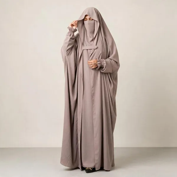 Al_Buraaq_Afsana_Mauve_Modest_Abaya_Set_with_Niqab