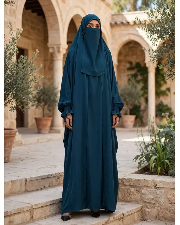 Al_Buraaq_Haya_Navy_Blue_Full_Coverage_Abaya_with_Niqab
