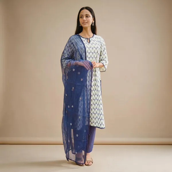 Blue_Cotton_Printed_Straight_Kurta_Set_For_Women