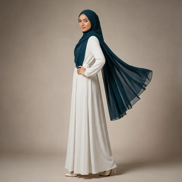 Peacock_Green_Georgette_Hijab_For_Women