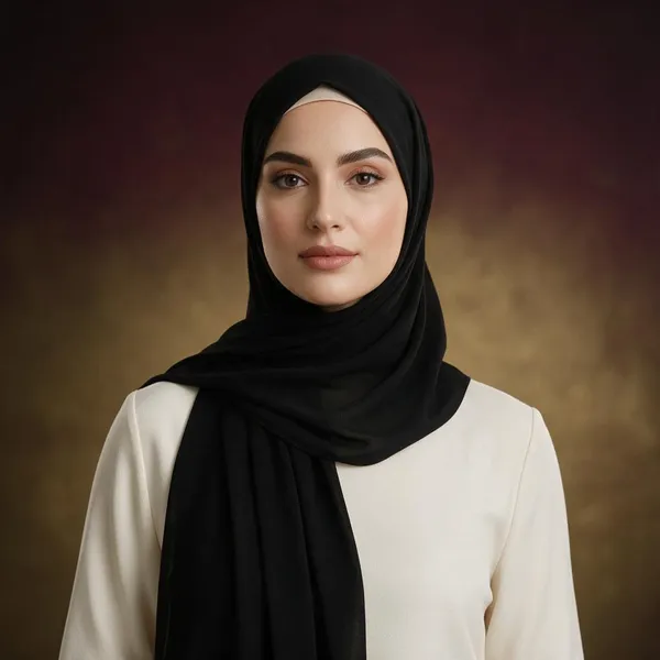 Black_Georgette_Hijab_For_Women