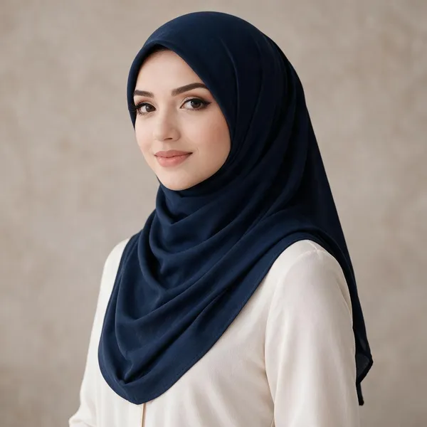 Navy_Blue_Georgette_Draped_Hijab_Scarf_For_Women