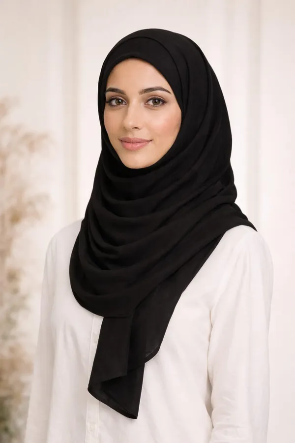 Black_Georgette_Hijab_For_Women