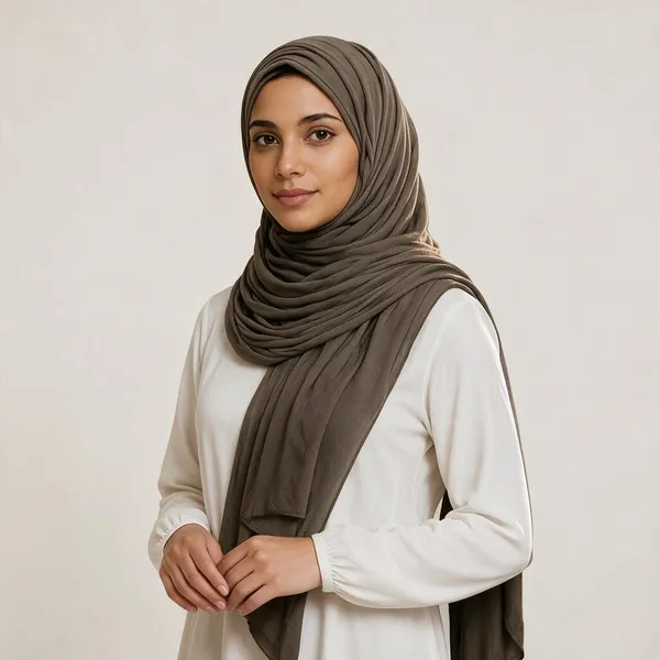 Olive_Taupe_Draped_Hijab_For_Women
