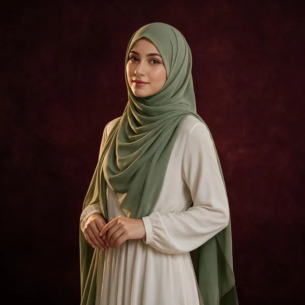 Mint_Green_Georgette_Draped_Hijab_For_Women